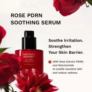 Haruharu Wonder Rose PDRN Soothing Serum 30ml – Ορός με Rose PDRN για Επανόρθωση Καλλυντικά