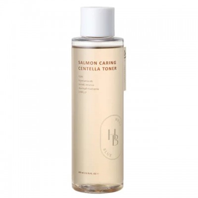 Heveblue Salmon Caring Centella Toner 200ml - Premium Toner Ανάπλασης με DNA Σολομού & Centella για Glass Skin