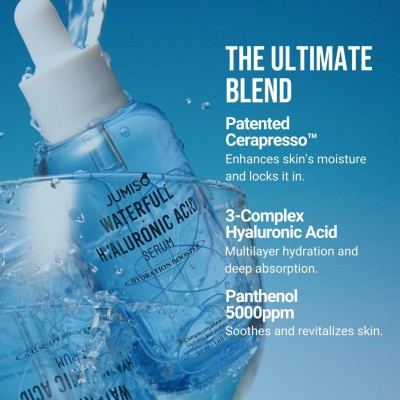 Jumiso Waterfull Hyaluronic Serum 50ml – Ορός Βαθιάς Ενυδάτωσης με 3x Υαλουρονικό Οξύ