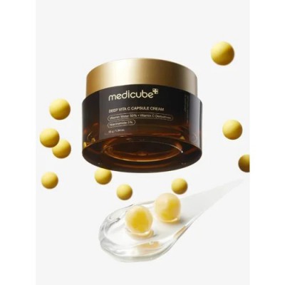 Medicube Deep Vita C Capsule Cream 55gr | Κρέμα με Βιταμίνη C για Λάμψη & Αντιγήρανση