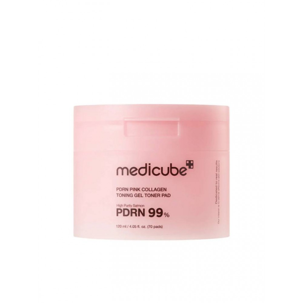 Medicube PDRN Pink Collagen Gel Toner Pad 70τμχ K-Beauty