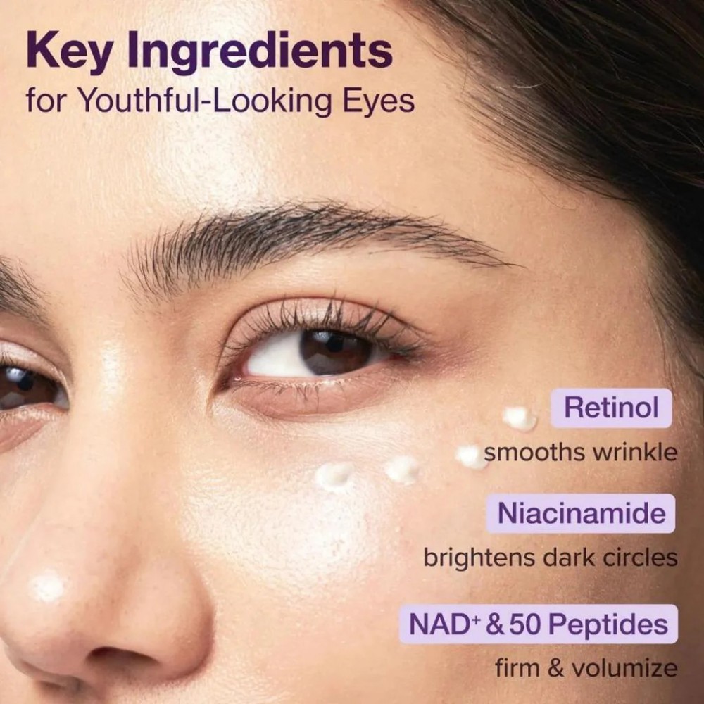 Numbuzin No.9 NAD+ Retinol Volumetox Eye Cream 10ml - Αντιγηραντική Κρέμα Ματιών με Ρετινόλη & NAD+ Προϊόντα για μάτια και χείλη