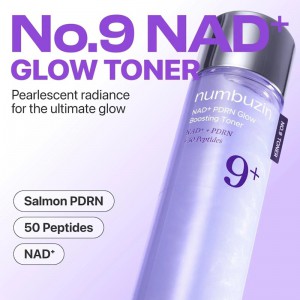 Numbuzin No.9 NAD PDRN Glow Boosting Toner 150ml - Αντιγηραντική Λοσιόν Λάμψης με DNA Σολομού & NAD+ Καθαριστικά