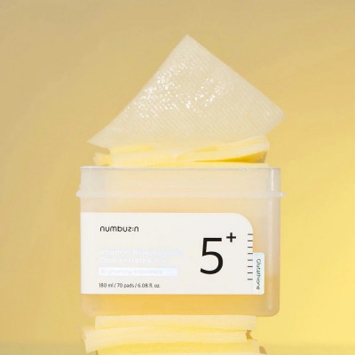 Numbuzin No. 5+ Vitamin-Niacinamide Concentrated Pads 70τμχ - Επιθέματα Λάμψης & Διόρθωσης Κηλίδων