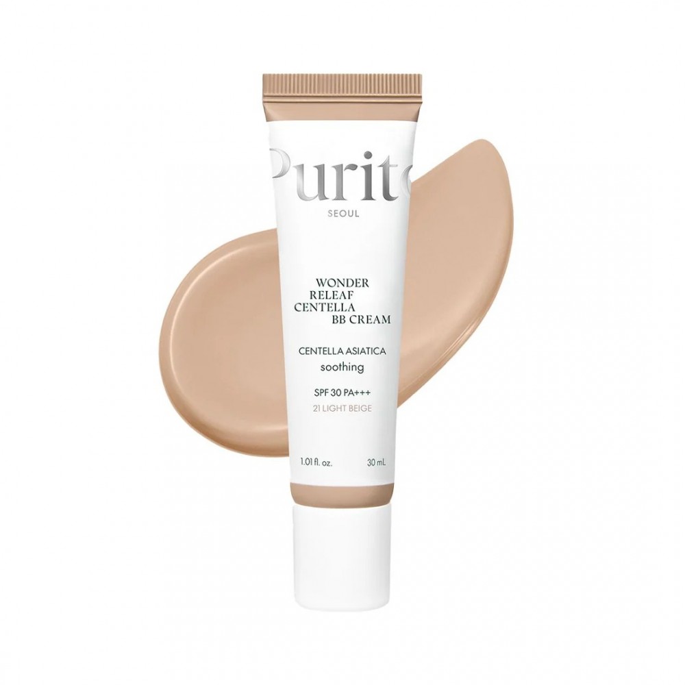  Purito Wonder Releaf Centella BB Cream No21 Light Beige 30ml – Φυσική Κάλυψη & Καταπραϋντική Φροντίδα για Ευαίσθητο Δέρμα Καλλυντικά