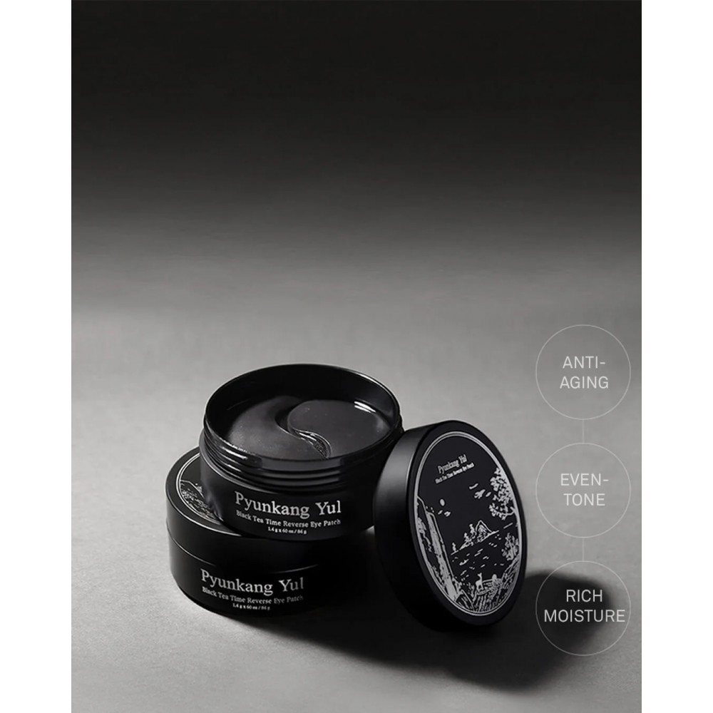 Pyunkang Yul Black Tea Time Reverse Eye Patch – Επιθέματα Ματιών (30 × 2 τεμάχια) K-Beauty