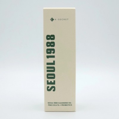 K-Secret Seoul 1988 Cleansing Oil: Pine Cica 1% + Probiotics 200ml – Καθαρισμός & Ενδυνάμωση του Δερματικού Φραγμού