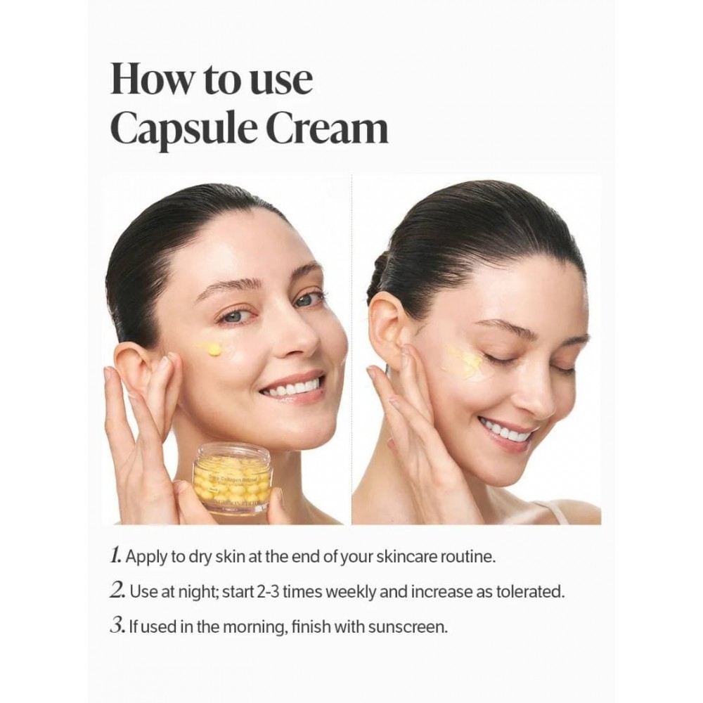 Sungboon Editor Deep Collagen Retinol Capsule Cream 50ml – Κρέμα Νύχτας K-Beauty