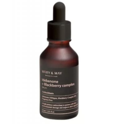 Mary & May Idebenone + Blackberry Complex Serum – Ορός Αντιγήρανσης & Προστασίας από Οξειδωτικό Στρες 30ml