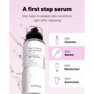 COSRX The 6 Peptide Skin Booster Serum 150ml – Ενίσχυση Επιδερμίδας με 6 Πεπτίδια για Λαμπερό & Σφριγηλό Δέρμα