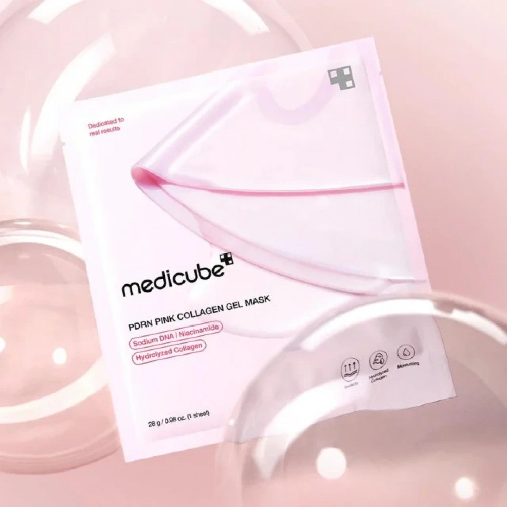 Medicube PDRN Pink Collagen Mask – Gel Μάσκα Κολλαγόνου με PDRN & Ροζ Πεπτίδια για Επανόρθωση & Σύσφιξη (28gr) Καλλυντικά