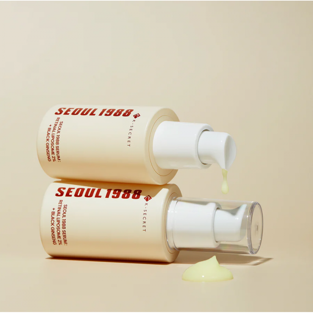 K-Secret Seoul 1988 Serum – Ρετινάλδη 2% σε Λιποσώματα & Μαύρο Τζίνσενγκ για Επανορθωτική Αντιγήρανση (30ml) Καλλυντικά