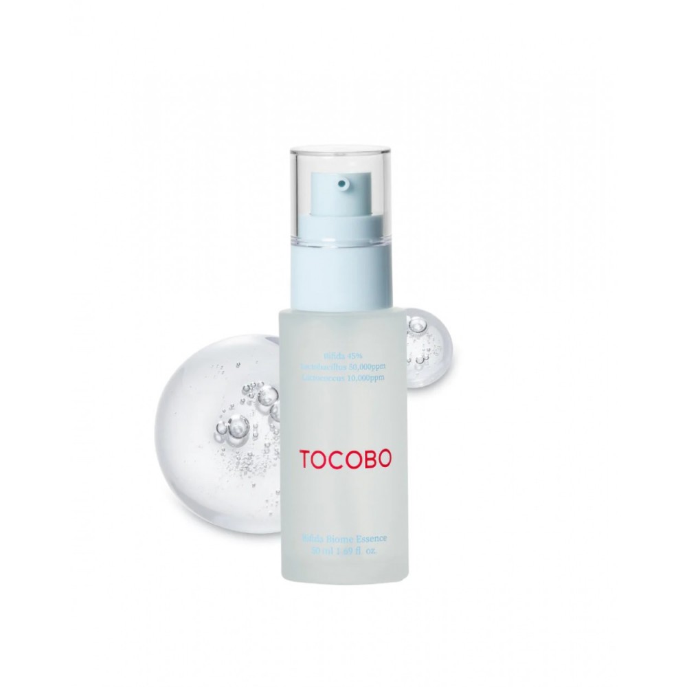 TOCOBO Bifida Biome Essence 50ml – Ενισχυτικό Ορού με Προβιοτικά για Επαναφορά της Επιδερμίδας Καλλυντικά