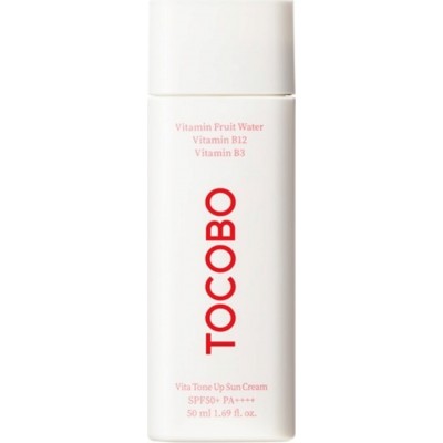 TOCOBO Vita Tone Up Sun Cream SPF50+ PA++++ – Αντηλιακή Προστασία & Φυσική Λάμψη με Βιταμίνες