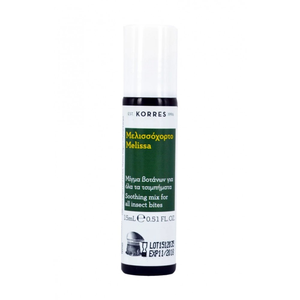 Korres Μελισσόχορτο Stick για Τσιμπήματα 15ml – Άμεση Ανακούφιση με Φυσικά Συστατικά Πρώτες Βοήθειες