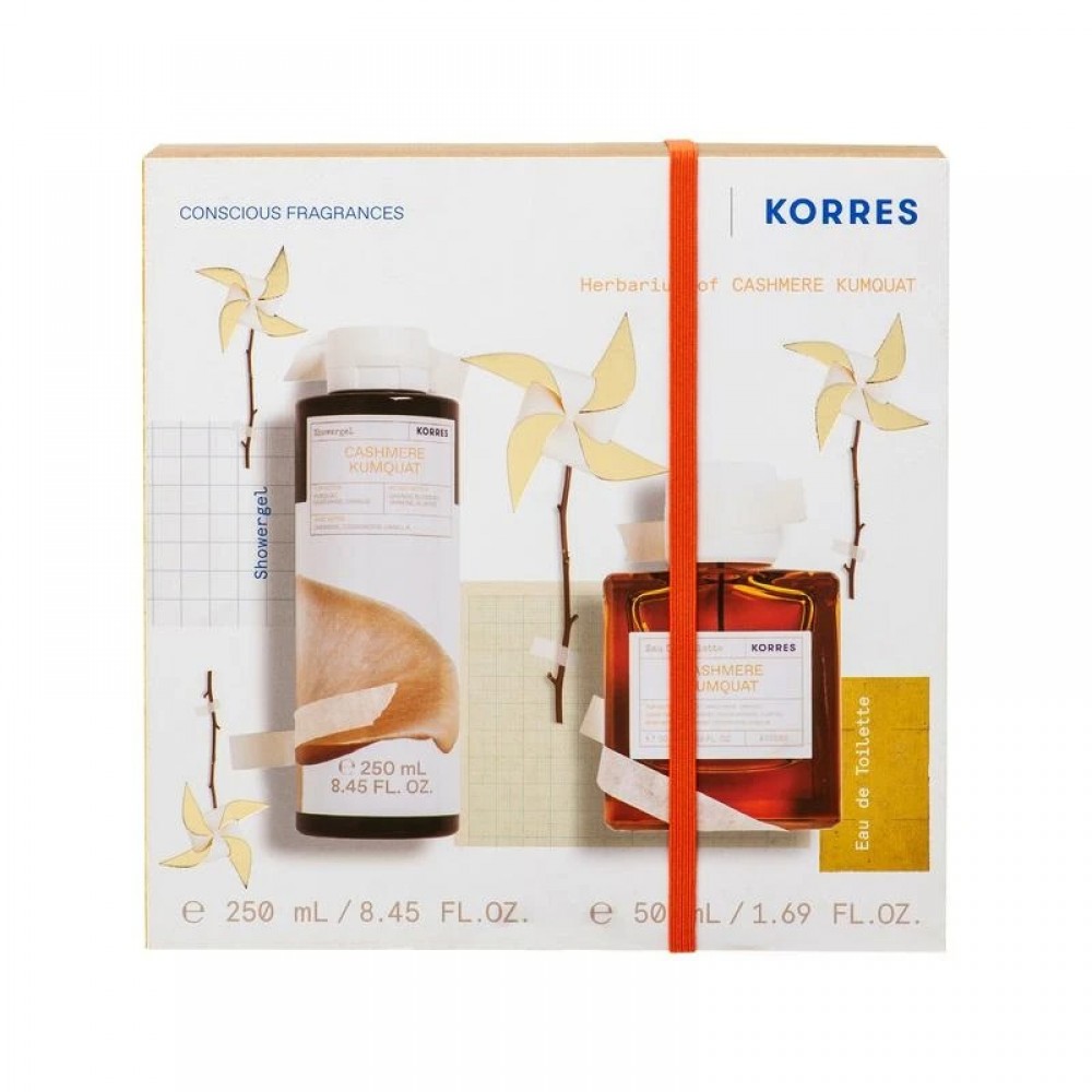 Korres Promo Cashmere Kumquat – Γυναικείο Σετ Άρωμα & Αφρόλουτρο (50ml + 250ml) Καλλυντικά