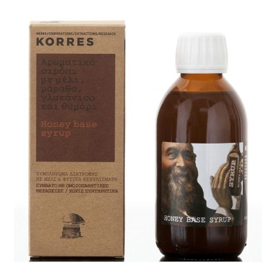 Korres Σιρόπι με Μέλι, Μάραθο, Γλυκάνισο & Θυμάρι – Φυσική Ανακούφιση για Βήχα & Ερεθισμένο Λαιμό 200ml