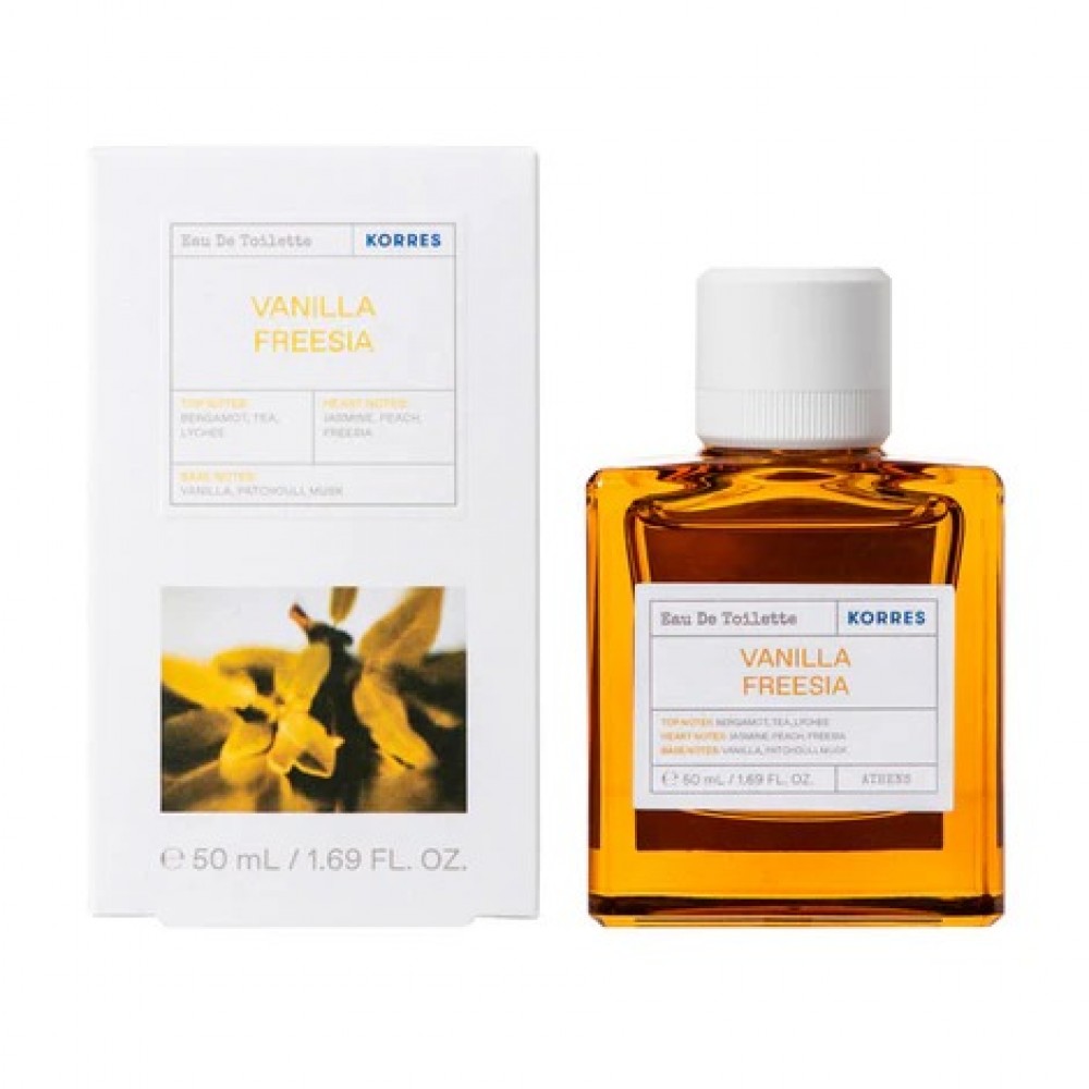 Korres Vanilla Freesia Eau de Toilette Γυναικείο Άρωμα 50ml Καλλυντικά