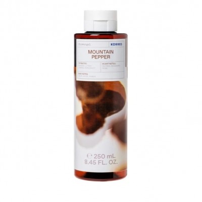 Korres Mountain Pepper Αφρόλουτρο Περγαμόντο & Κορίανδρος 250ml