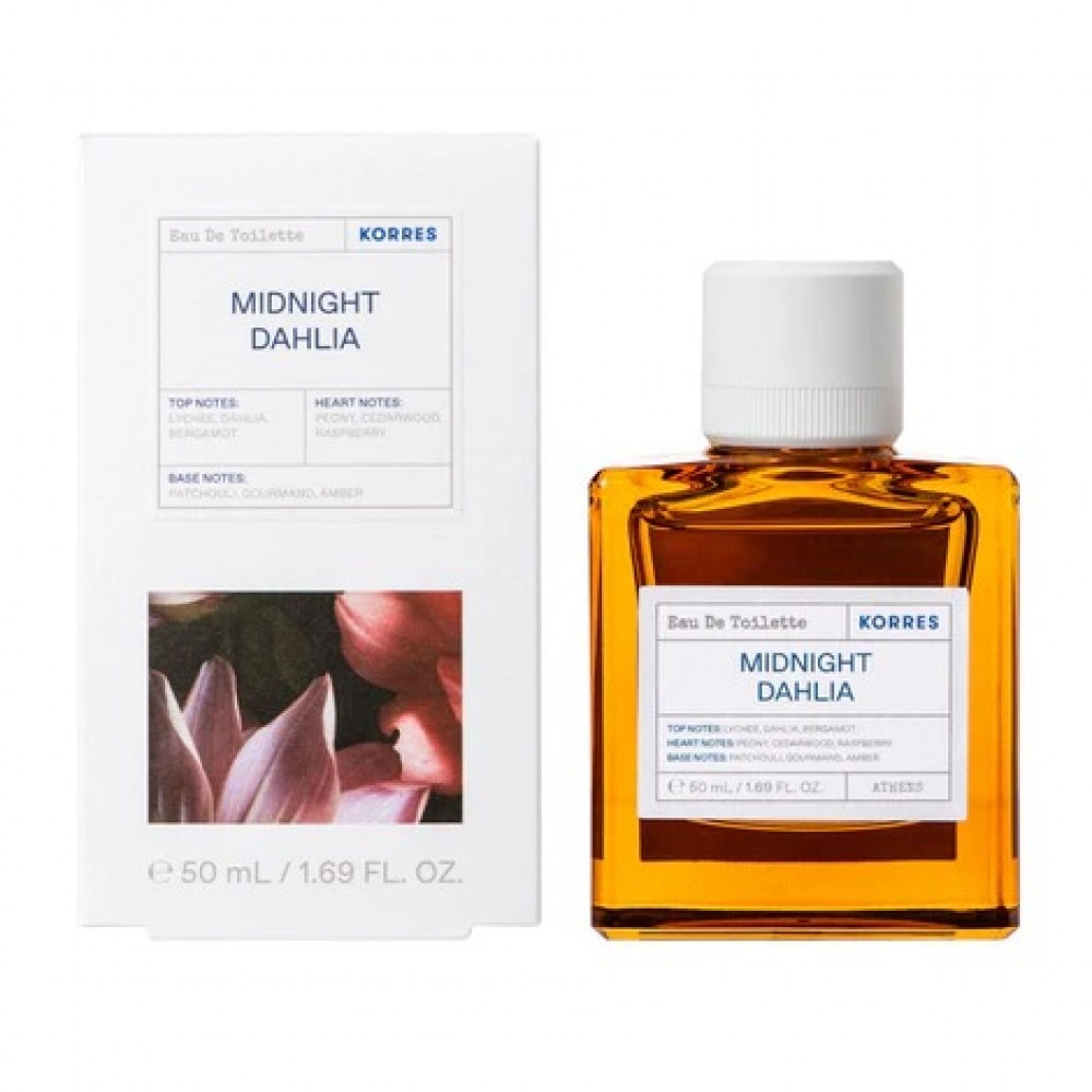 Korres Midnight Dahlia Eau de Toilette Γυναικείο Άρωμα 50ml Καλλυντικά