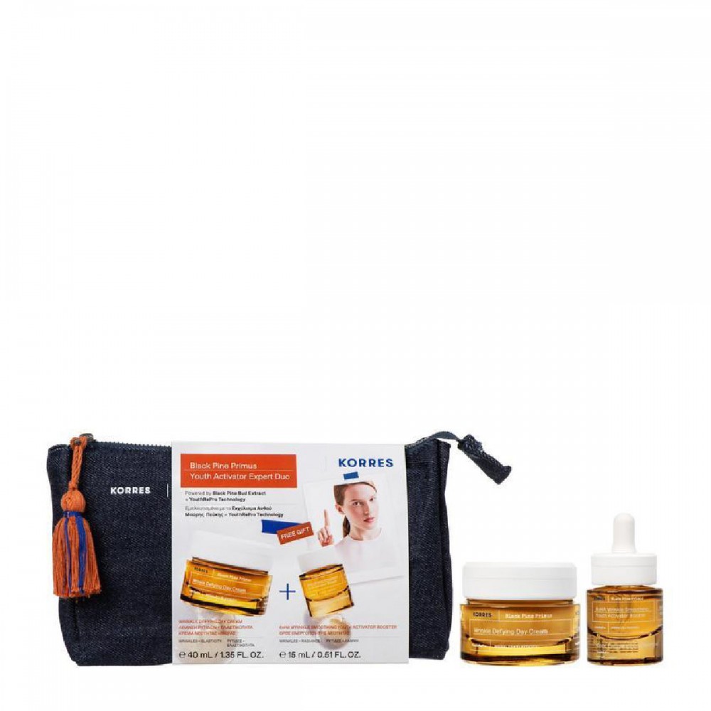 Korres Promo Black Pine Primus Κρέμα Ημέρας Νεότητας 40ml + ΔΩΡΟ Ορός 15ml – Σύσφιξη & Ανόρθωση με Μαύρη Πεύκη Προτάσεις Δώρων