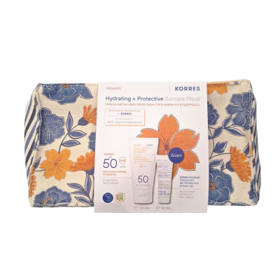 Korres Promo Νεσεσέρ με Αντηλιακή Κρέμα Προσώπου Γιαούρτι SPF 50 & Δώρο Ενυδατική Κρέμα-Gel με Προβιοτικά