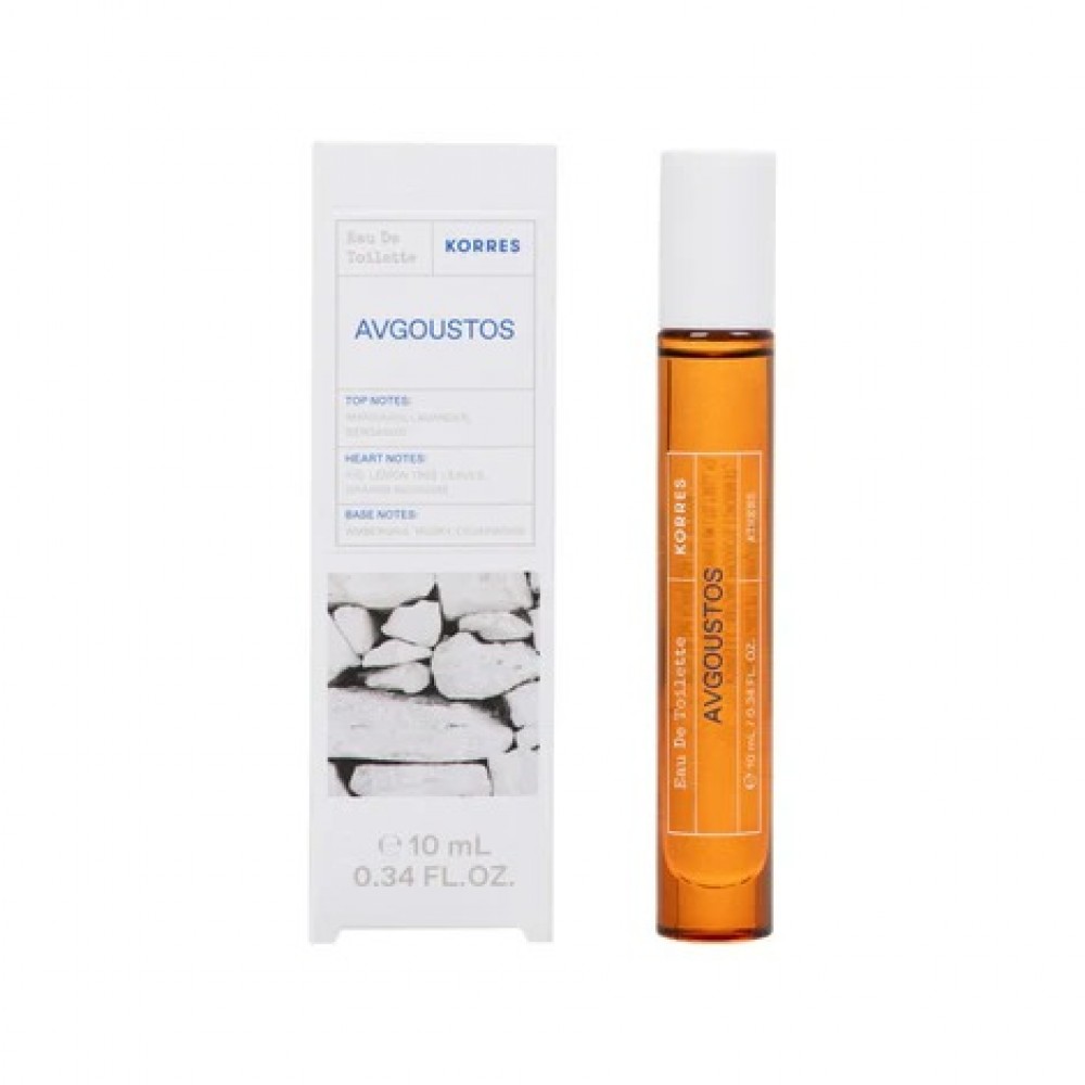 Korres Avgoustos Eau De Toilette 10ml – Αρωματική Υπογραφή Καλοκαιριού Καλλυντικά
