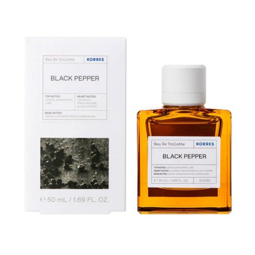 Korres Black Pepper Eau de Toilette Άρωμα 50ml Καλλυντικά