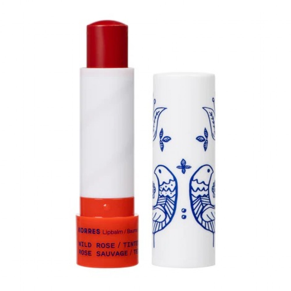Korres Lip Balm Άγριο Τριαντάφυλλο με Χρώμα – Ενυδάτωση & Φυσική Απόχρωση 4.5g Καλλυντικά