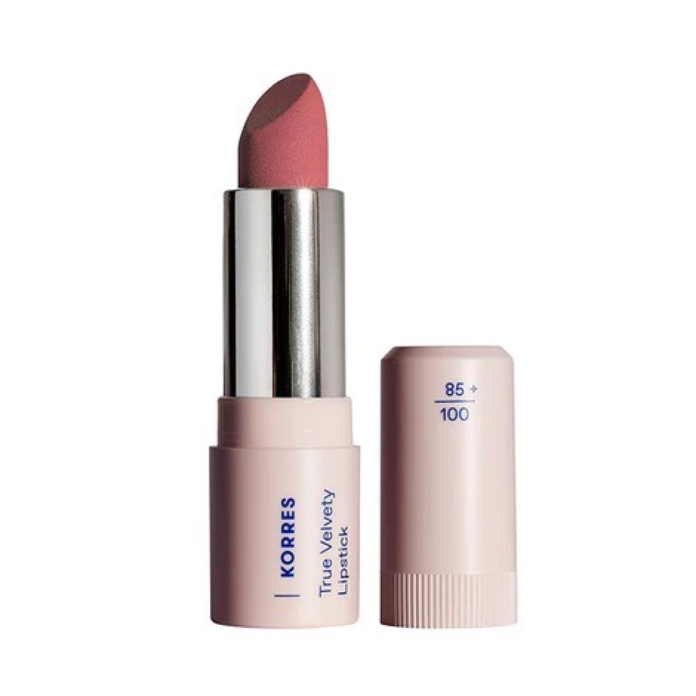Korres True Velvety Lipstick 16 Blush Pink – Πλούσιο & Απαλό Semi‑Matte Κραγιόν Καλλυντικά