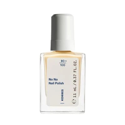 Korres No No Nail Polish 32 Pastel Yellow – Μακράς Διάρκειας & Glossy Finish