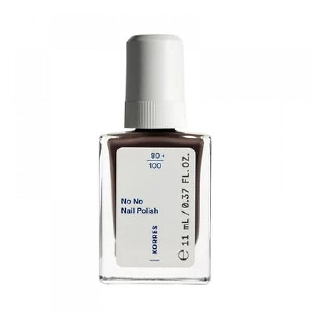 Korres No No Nail Polish 36 Taupe – Αριστοκρατικό Taupe με Glossy Φινίρισμα Περιποίηση Άκρων 
