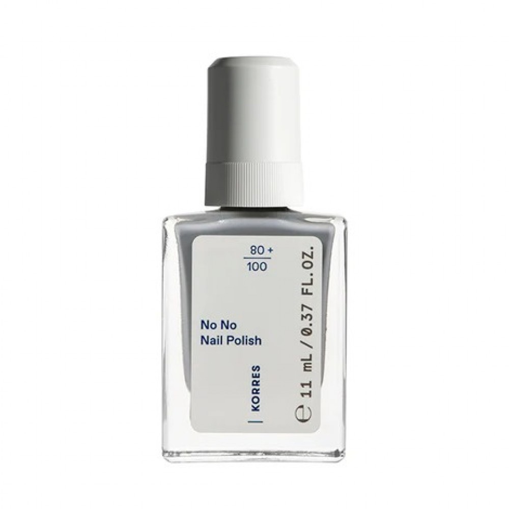 Korres No No Nail Polish 75 Foggy Blue – Glossy & Ανθεκτικό Περιποίηση Άκρων 