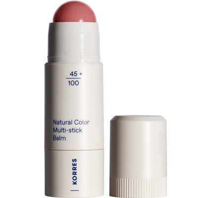 Korres Natural Color Multi-stick Balm 12 Petal Pink 4.5g | Ροζ Balm για Ρουζ, Χείλη & Μάτια