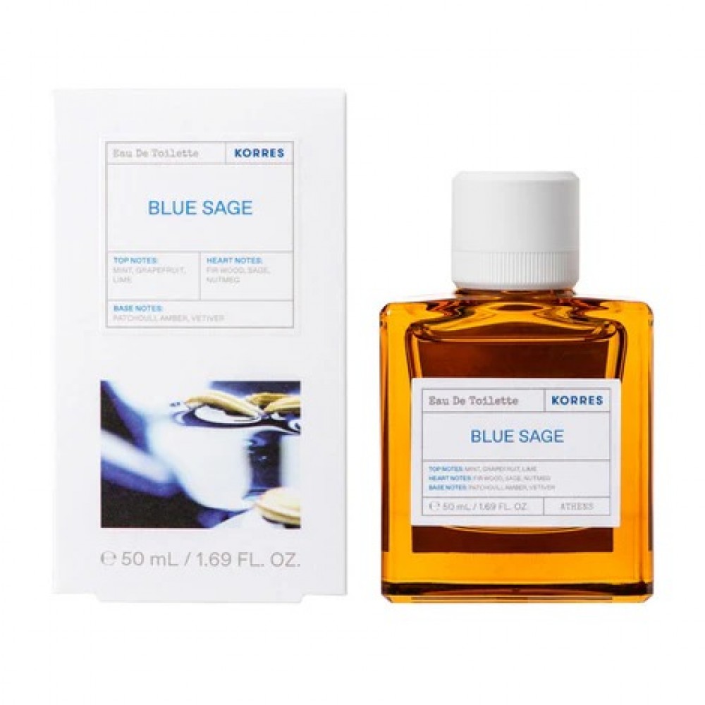 Korres Blue Sage EDT – Ανδρικό Άρωμα Φρεσκάδας 50ml Καλλυντικά
