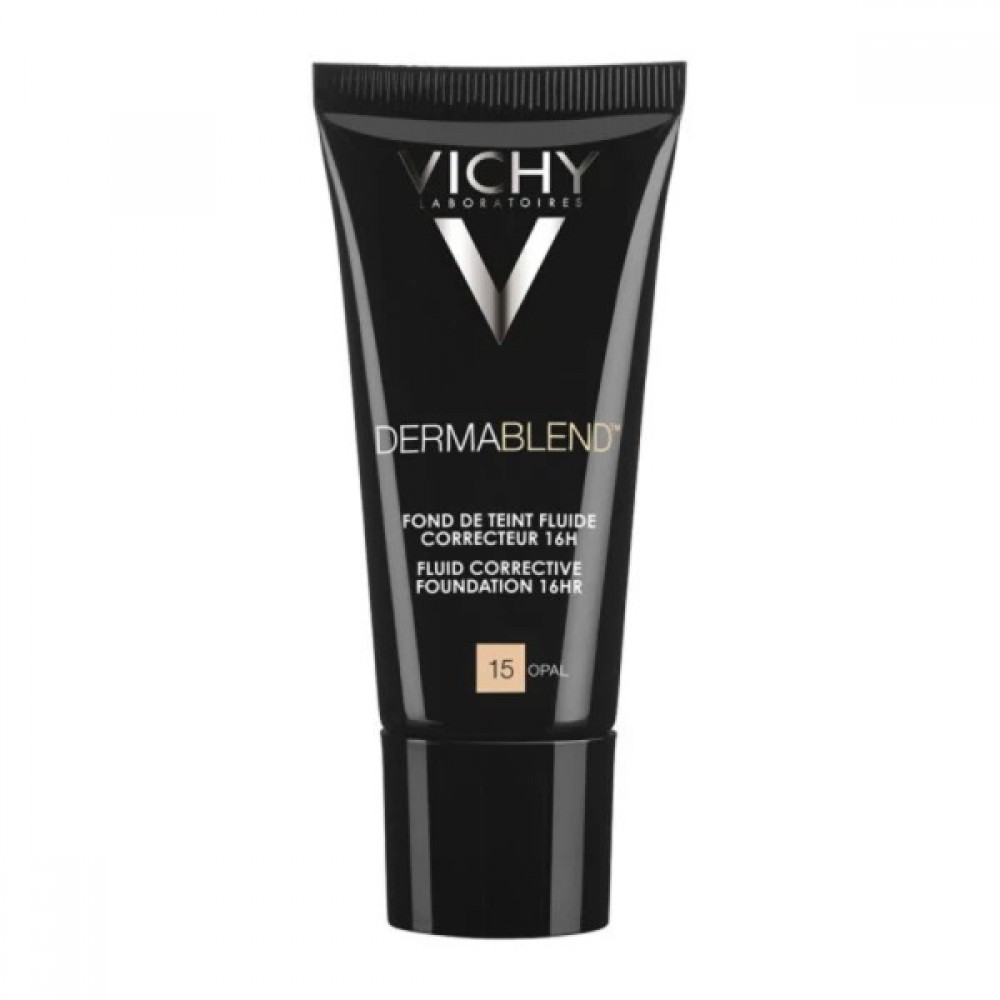 Vichy Dermablend SPF28 Opal 15 – Ρευστό Foundation Υψηλής Κάλυψης για Ανοιχτές Επιδερμίδες, 30ml Καλλυντικά