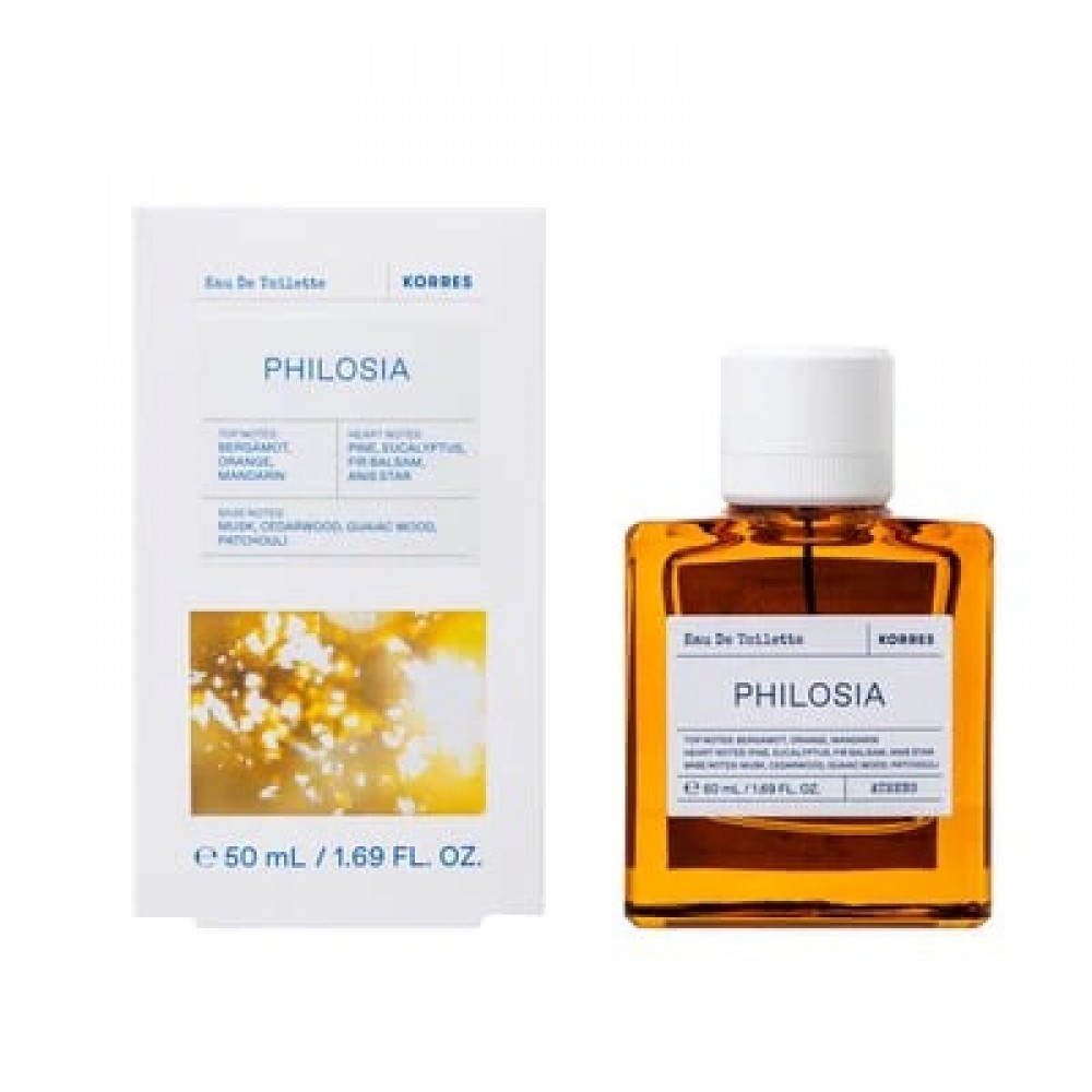 Korres Philosia Eau De Toilette – Απαλό Unisex Άρωμα 50ml με Ροδοπέταλα και Musk Καλλυντικά