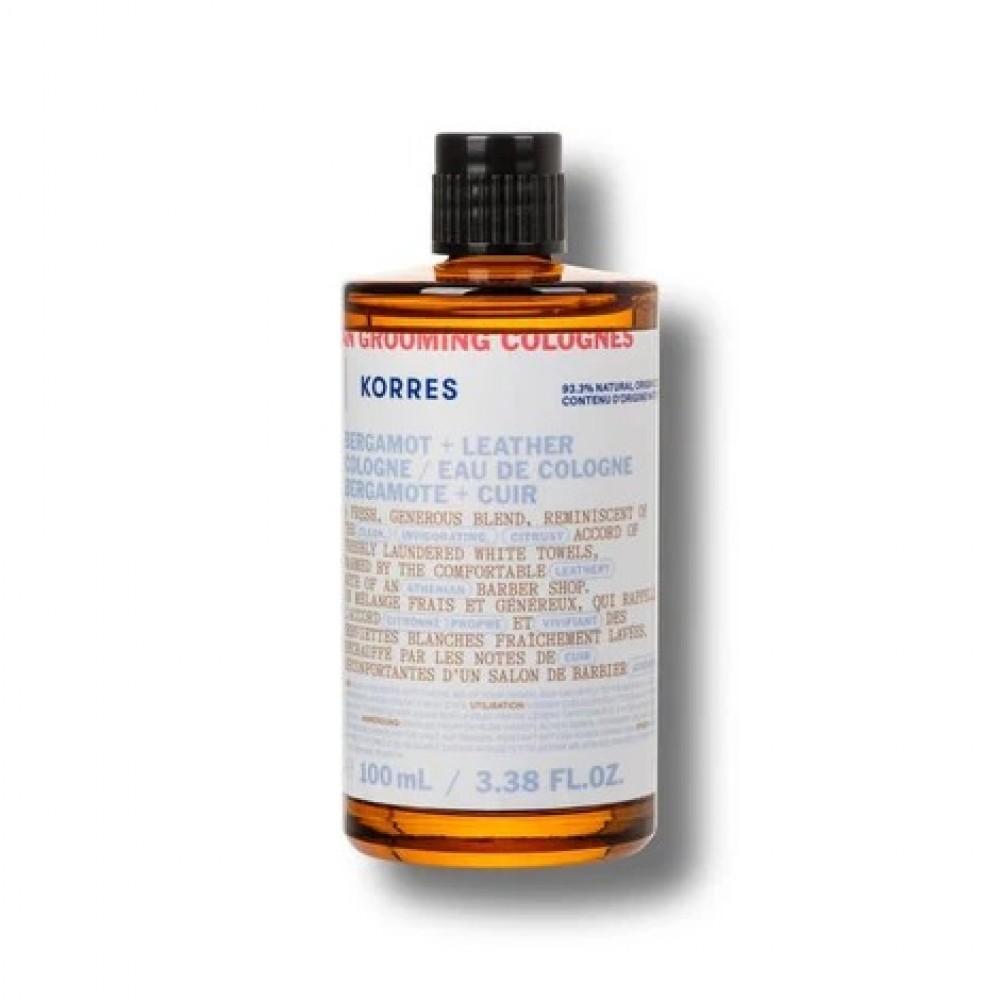 Korres Athenian Grooming Eau de Cologne Περγαμόντο & Δέρμα 100ml Καλλυντικά
