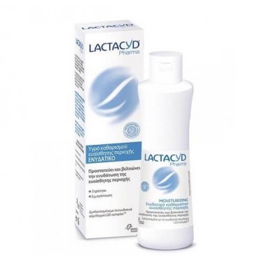 Lactacyd Pharma Moisturizing – Ενυδατικό Καθαριστικό Ευαίσθητης Περιοχής με Γαλακτικό Οξύ & Εκχύλισμα Κινόας | 250ml