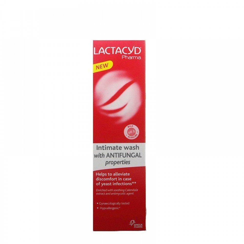 Lactacyd Pharma Antifungal Wash – Εξειδικευμένο Υγρό Καθαρισμού Ευαίσθητης Περιοχής με Αντιμυκητιασική Δράση | 250ml Ευαίσθητη Περιοχή 