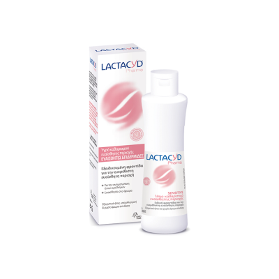 Lactacyd Sensitive – Ήπιο Καθαριστικό Ευαίσθητης Περιοχής για Ευαίσθητες Επιδερμίδες & Καθημερινή Χρήση | 250ml