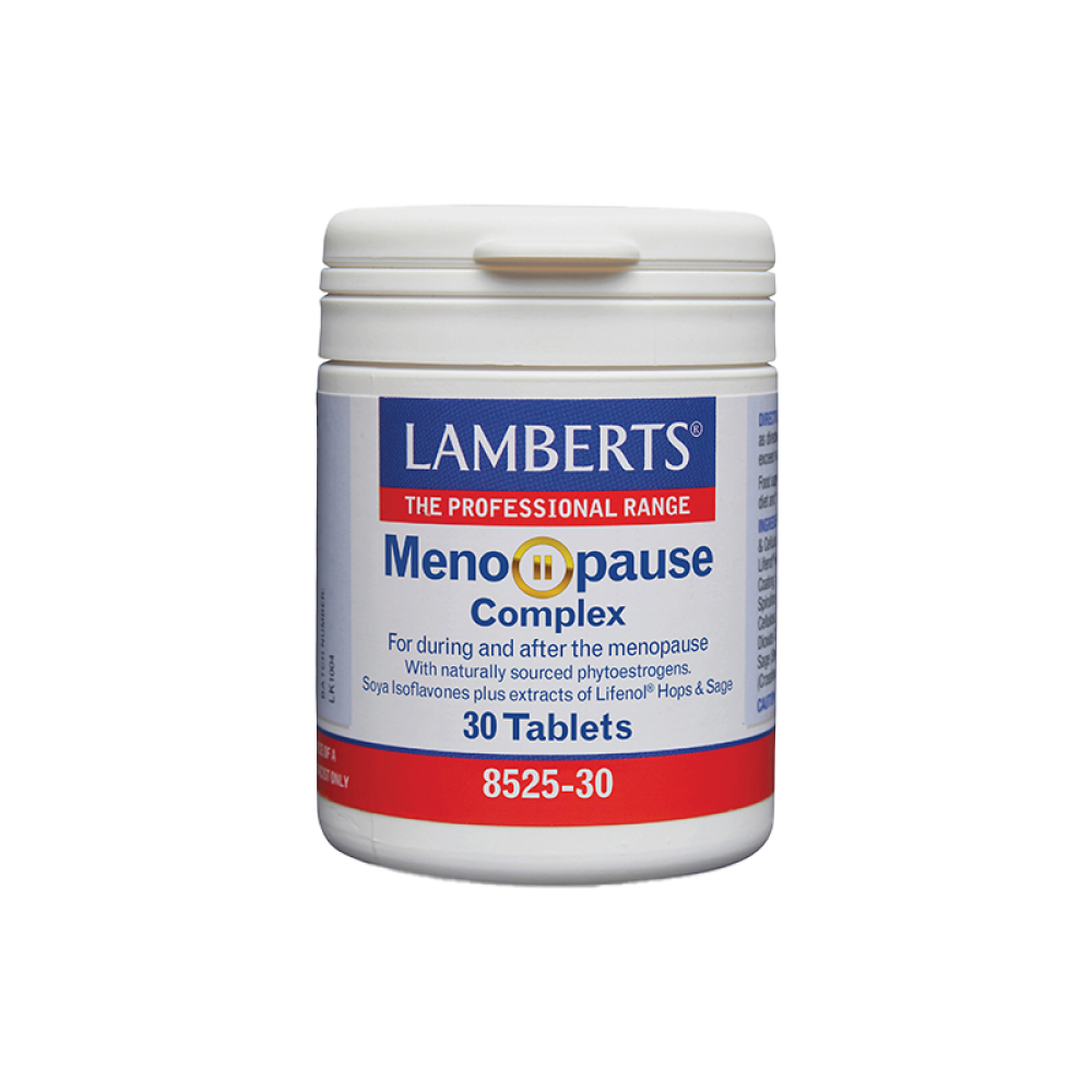 Lamberts Menopause Complex – Ολιστική Υποστήριξη για την Εμμηνόπαυση με Φυτικά Εκχυλίσματα & Βιταμίνες Συμπληρώματα διατροφής
