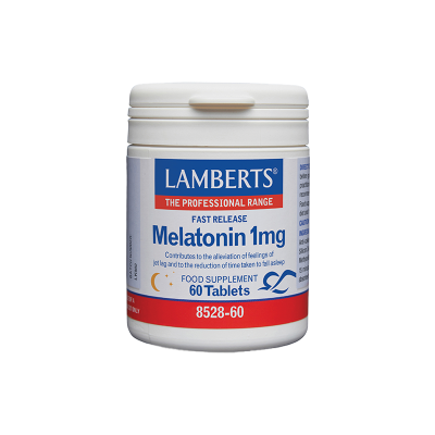 Lamberts Melatonin 1mg 60 Ταμπλέτες – Φυσική Ρύθμιση Ύπνου 