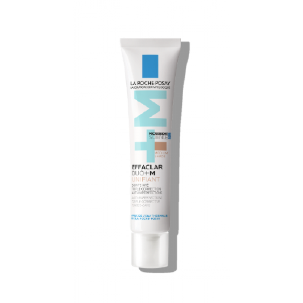 EFFACLAR DUO+M UNIFIANT ΚΡΕΜΑ ΜΕ ΧΡΩΜΑ ΓΙΑ ΑΚΜΗ 40ml  Καλλυντικά