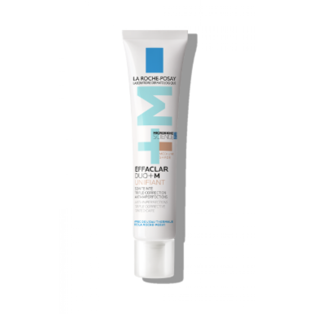 EFFACLAR DUO+M UNIFIANT ΚΡΕΜΑ ΜΕ ΧΡΩΜΑ ΓΙΑ ΑΚΜΗ 40ml  Καλλυντικά