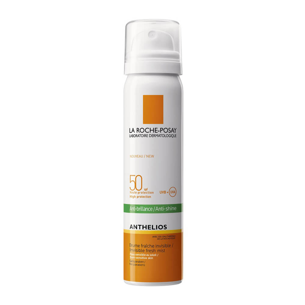 La Roche-Posay Anthelios Αντηλιακό Mist Προσώπου SPF 50+ 75ml – Αόρατη Προστασία με Ματ Αποτέλεσμα Ακμή