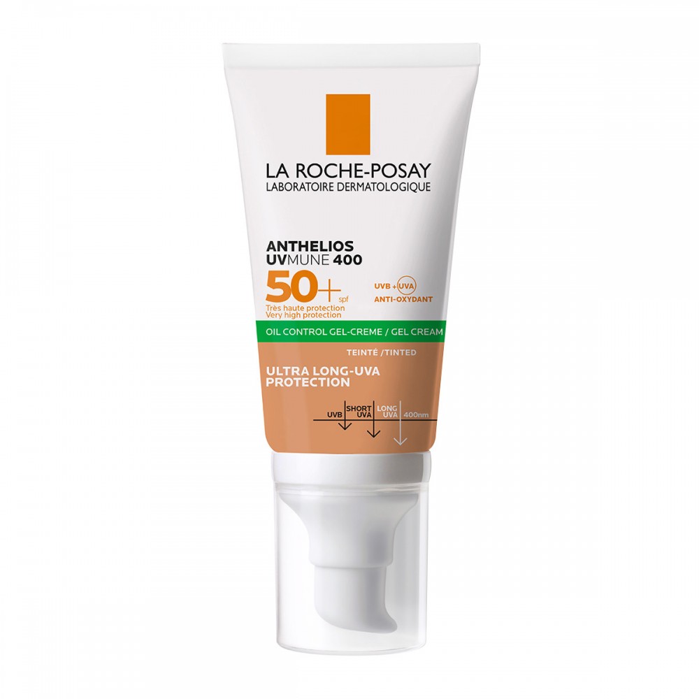 La Roche-Posay Anthelios UVMUNE 400 Oil Control SPF50+ με Χρώμα – Ματ Αντηλιακή Κρέμα Προσώπου για Λιπαρές Επιδερμίδες 50ml Καλλυντικά