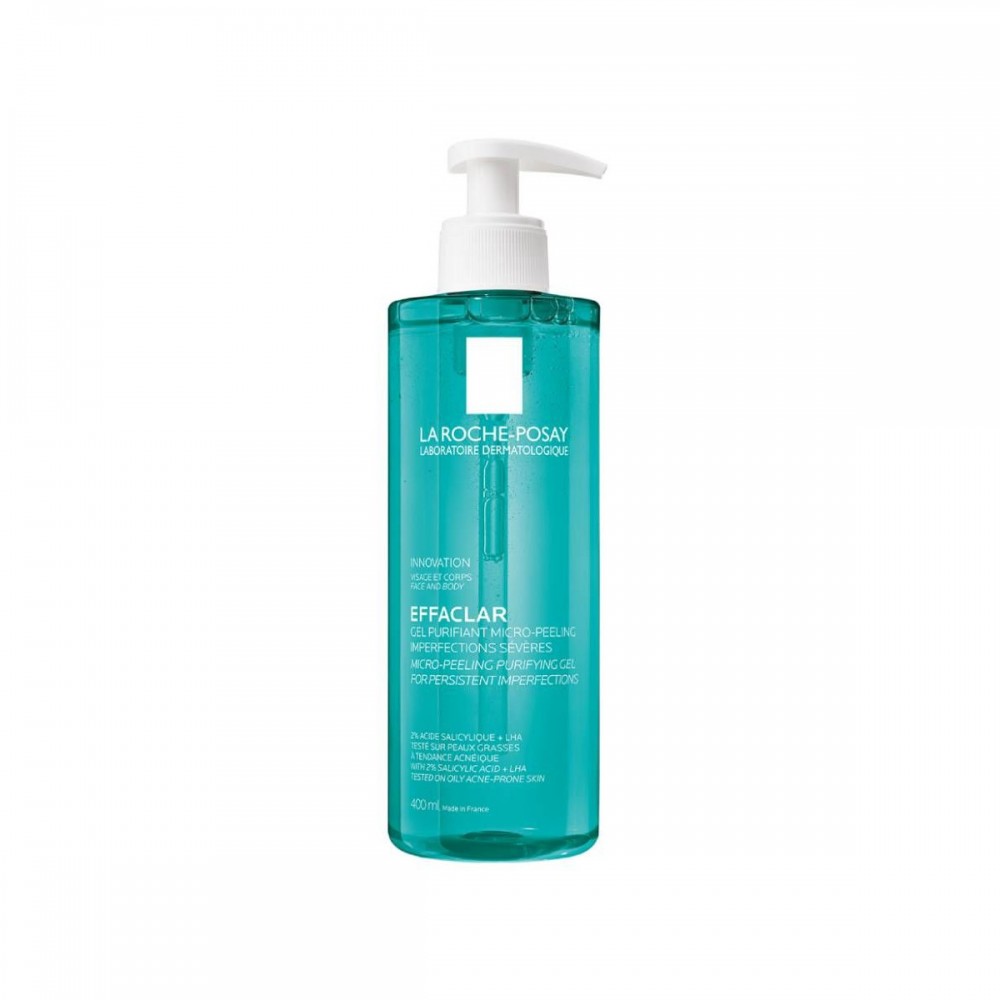 Effaclar Micro-Peeling Gel – Καθαριστικό Προσώπου με Μικρο-Απολέπιση για Σοβαρές Ατέλειες 400ml Καλλυντικά