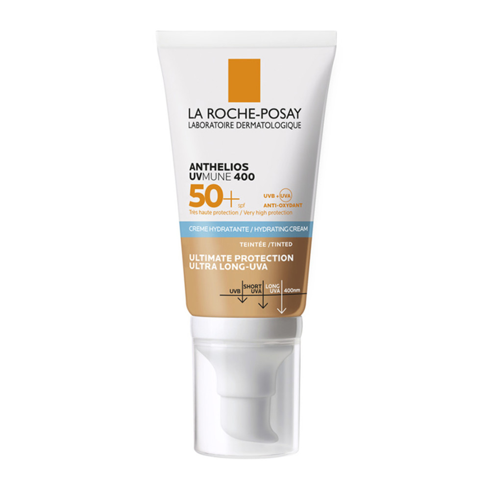La Roche-Posay Anthelios UVMUNE400 SPF50+ Αντηλιακή Κρέμα Προσώπου με Χρώμα 50ml Αντηλιακά