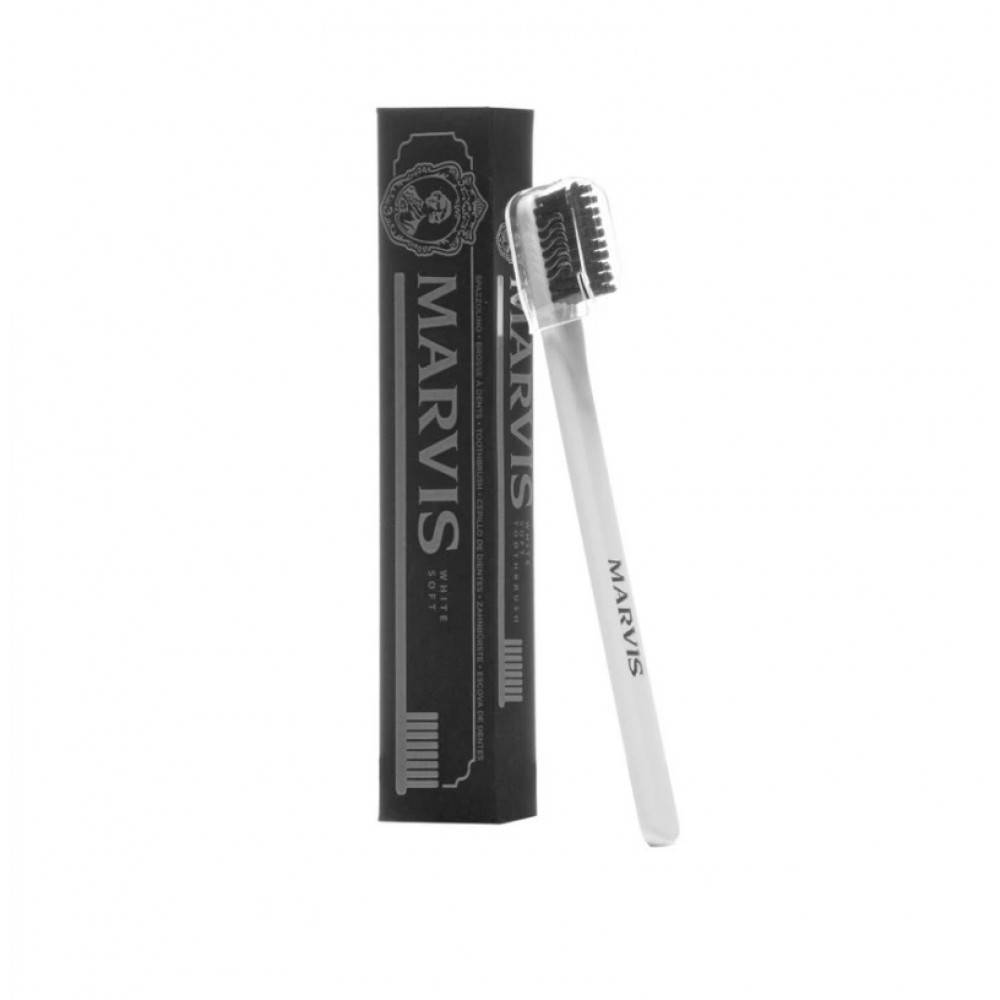 Marvis White Soft Toothbrush Οδοντόβουρτσα – Πολυτέλεια & Απαλότητα στην Καθημερινή Φροντίδα Στοματική φροντίδα